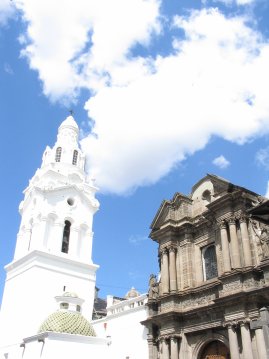Quiton historiallinen keskusta.